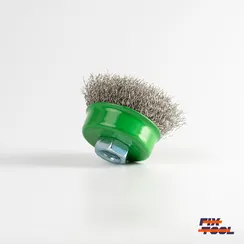 Щетка чашечная 65xМ14 Fix Inox ворс нержавеющая сталь 0,30 мм