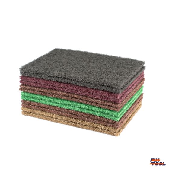 Набор листов скотч брайт Fix-Tool №2 для финишной шлифовки №1 Набор листов скотч брайт Fix-Tool №2 для финишной шлифовки №1