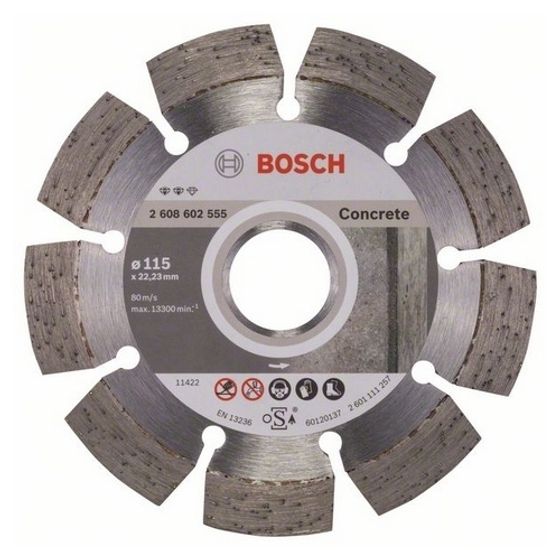 Алмазный диск Bosch Expert for Concrete 115х22,23 мм 2608602555