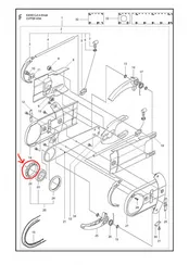 Гайка специальная для K 4000 Сut-n-break Husqvarna (5064028-02)