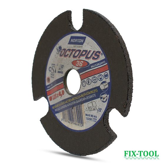 Зачистной круг Norton Octopus 125 х 4,0 х 22,23 Р36 66252829993 №2