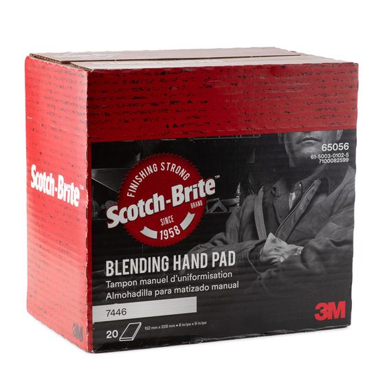 Scotch-Brite 3M лист 158 х 224 мм темно-серый 07446 Medium №2