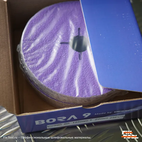 Круг фибровый Bora-9 P60 открытая упаковка