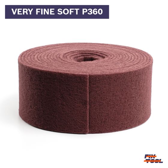 Рулон нетканый абразивный FB 125х10000 мм VERY FINE P360 SOFT №1