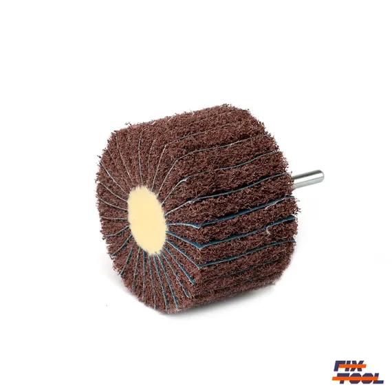 Лепестковая щетка 80x50x6 мм комбинированная Coarse + P80