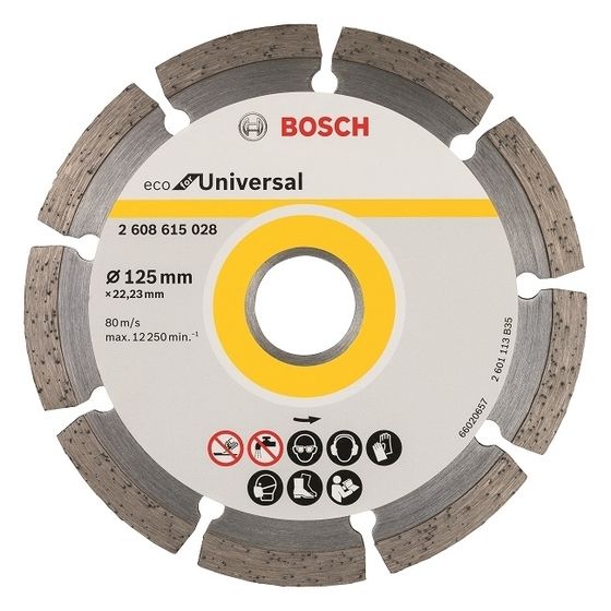 Алмазный диск Bosch ECO Universal 125х22,23 мм 2608615028