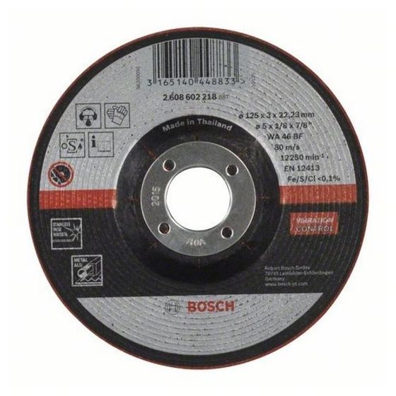 Зачистной круг Bosch Expert for Inox 125 х 3 х 22,23 мм 2608602218 №1