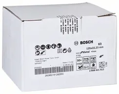 Фибровый круг Bosch 125 мм P60 Best for Metal + Inox - 50 шт/уп