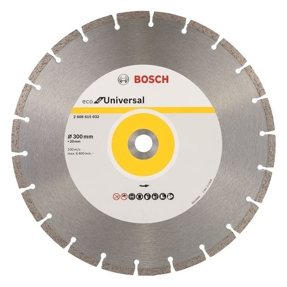 Алмазный диск Bosch ECO Universal 300х20,0 мм 2608615032