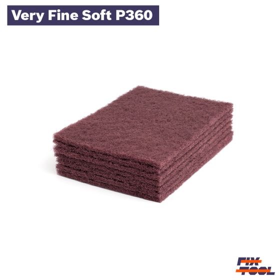 Набор листов скотч брайт Fix-Tool №6 Medium Soft и Very Fine Soft №5