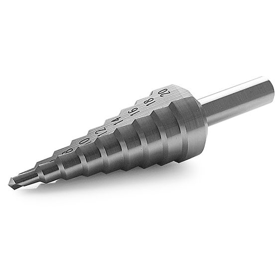 Ступенчатое сверло Messer-Optima 4-20 мм 9 ступеней №1