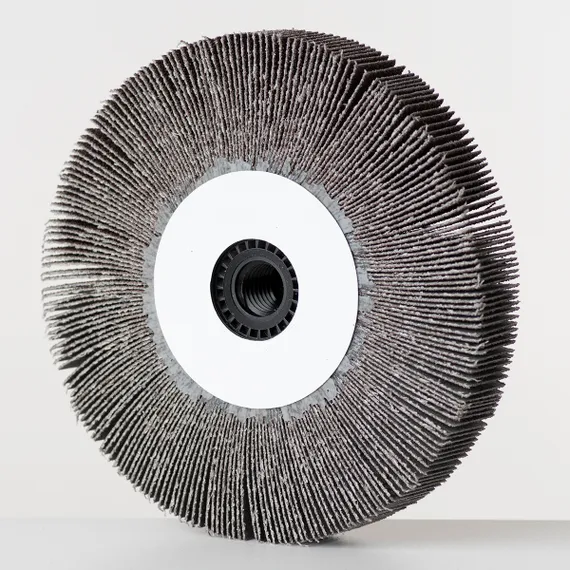 Круг лепестковый радиальный P60 125x20xМ14 A тыльная сторона гайка М14