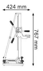 Стойка сверлильного станка Bosch GCR 180 Professional 0601190100
