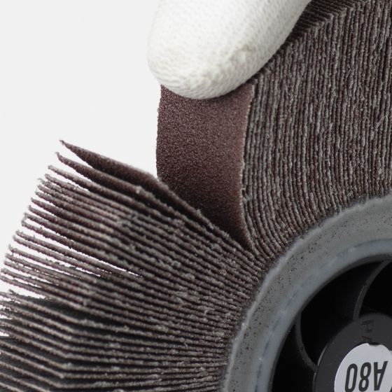 Круг лепестковый радиальный P80 125x20xМ14 A №2