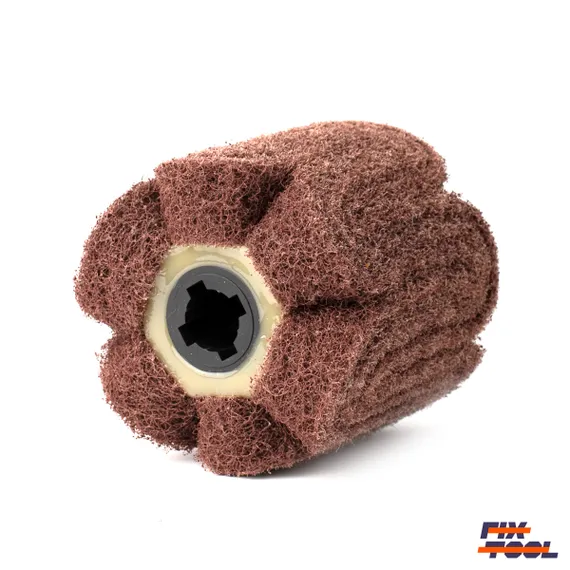 Фото шлифовального валика для сатинирования 100х100х19 POLIFIX Coarse (P80)