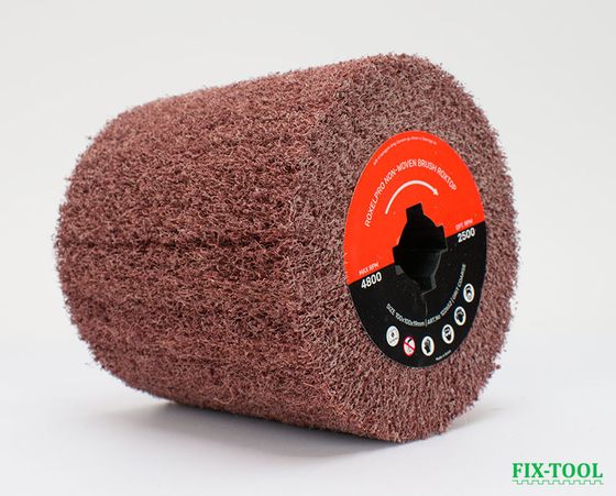 Шлифовальный валик 100x100x19 мм RoxelPro нетканый Coarse A (P80) №1