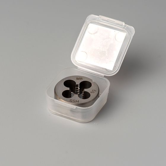 Плашка для нарезания резьбы M8X1.25 №2 Плашка для нарезания резьбы M8X1.25 №2