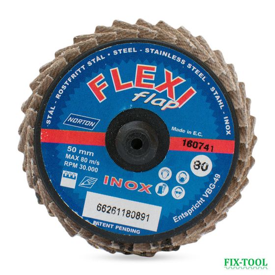 Лепестковые гибкие круги Norton FLEXIFLAP TR 50 мм P80 №1