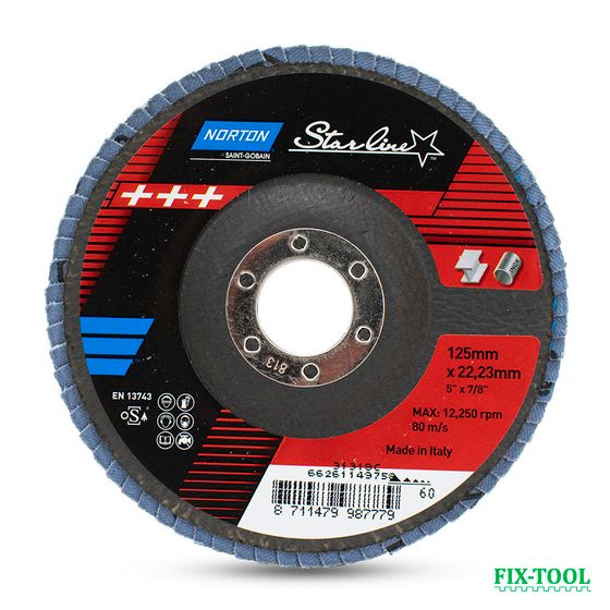 Круг лепестковый торцевой Norton StarLine 125x22 P60 66261149758 №1