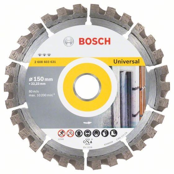 Алмазный диск Bosch Best for Universal 150х22,23 мм 2608603631