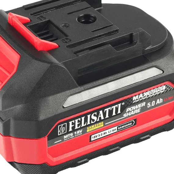 фото аккумулятора 5Ач 18В FELISATTI (SAMSUNG) FT1555 крупным планом