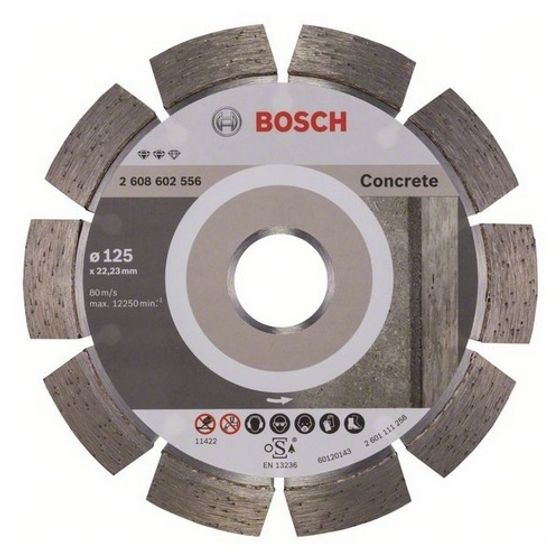 Алмазный диск Bosch Expert for Concrete 125х22,23 мм 2608602556