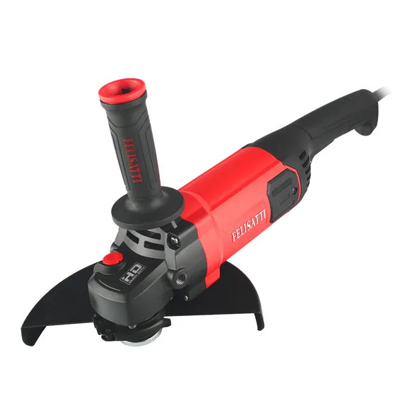 Угловая шлифовальная машина FELISATTI FT8501 (УШМ-230/2200М) с установленной боковой рукояткой