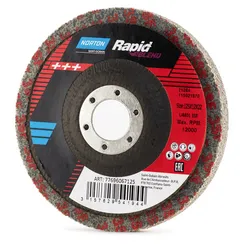 Круг прессованный нетканый Norton BearTex Rapid Blend 125х12х22,2 NEX 3SF