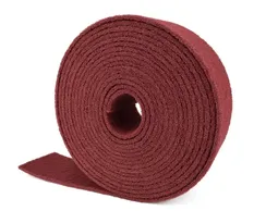 Скотч брайт FLEXOVIT рулон красный 115 мм x 10 м Coarse