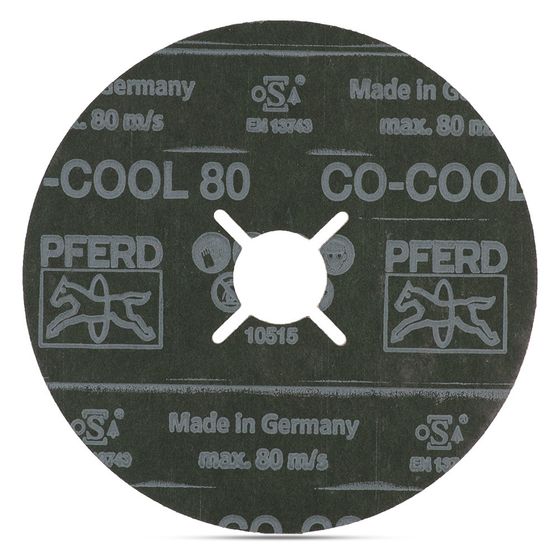 Круг фибровый PFERD FS 125x22 мм CO-COOL Р80 - 25 шт/уп №2 Круг фибровый PFERD FS 125x22 мм CO-COOL Р80 - 25 шт/уп №2