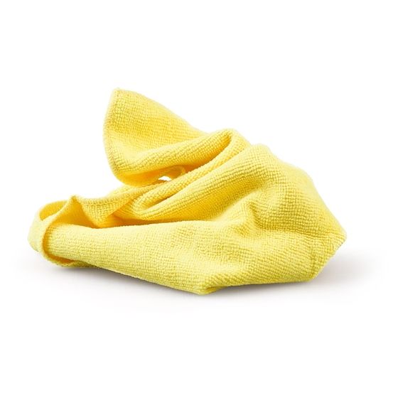 Многоразовая полировальная салфетка MICROSHINE из микрофибры 40х40см., жёлтая №1