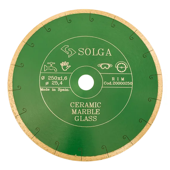 Диск алмазный Solga Diamant CERAMICS, MARBLE 250 х 25,4 мм 20000250