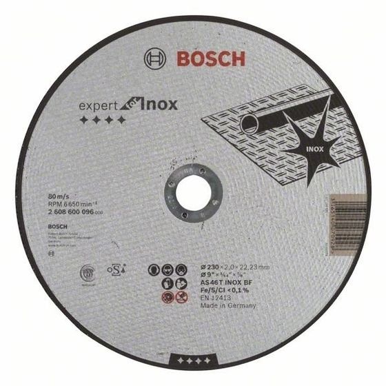 Отрезной круг Bosch Expert for INOX 180x2 мм №1
