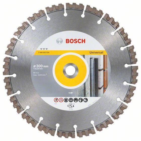 Алмазный диск Bosch Best for Universal 300х22,23 мм 2608603634