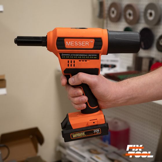 Аккумуляторный вытяжной заклепочник MESSER CQ-60025 05-32-064 №4