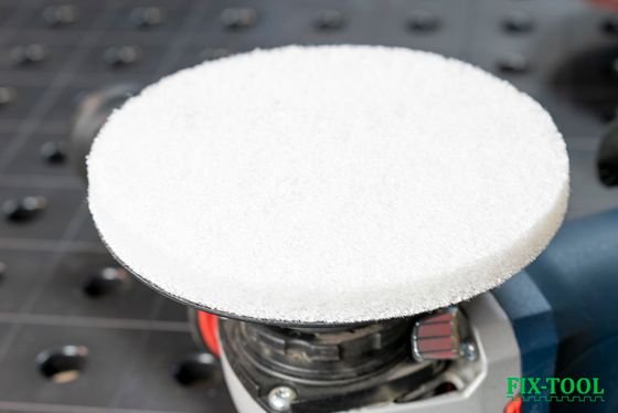 Скотч-брайт Bosch круг белый 125 мм Cleaning White Velcro №3 Скотч-брайт Bosch круг белый 125 мм Cleaning White Velcro №3