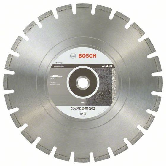 Алмазный диск Bosch Standard for Asphalt 400х25,4 мм 2608603832