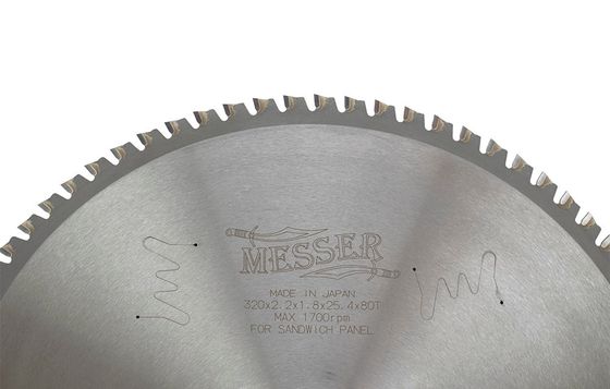 Пильный диск по сэндвич панелям Messer 320 х 25,4 x 2,2 мм T80 №2