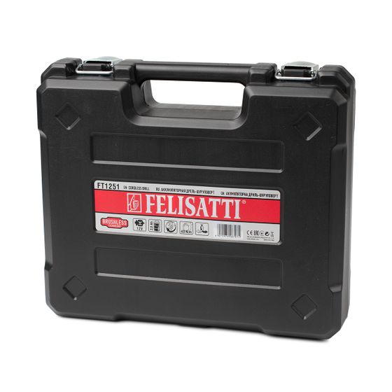Аккумуляторный шуруповерт FELISATTI FT1251 12В (кейс, 2 аккум.2.0Ач, ЗУ) №9 Аккумуляторный шуруповерт FELISATTI FT1251 12В (кейс, 2 аккум.2.0Ач, ЗУ) №9