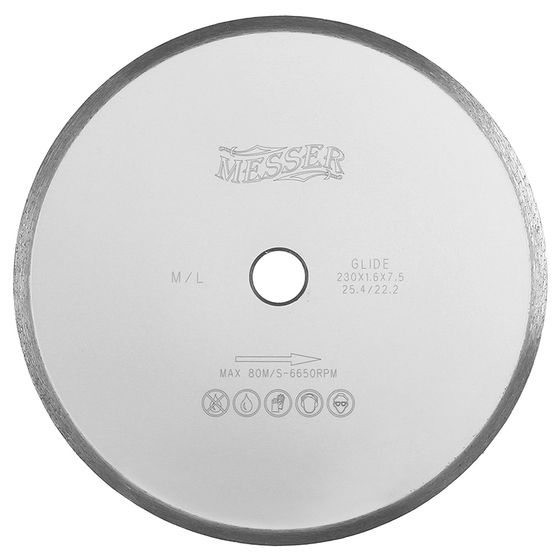 Алмазный диск по мрамору Messer M/L 300x25.4/32 мм 01-25-300 №1