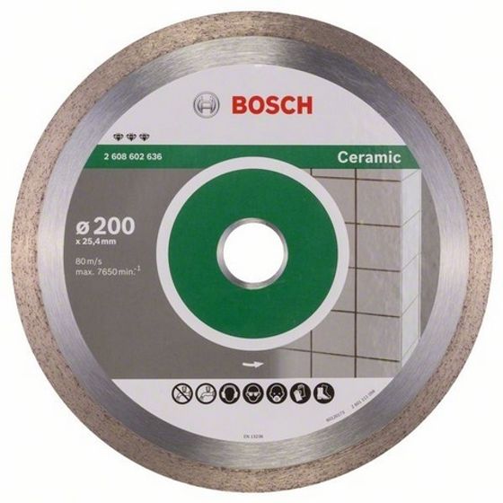 Алмазный диск 200х25,4 мм Best for Ceramic BOSCH