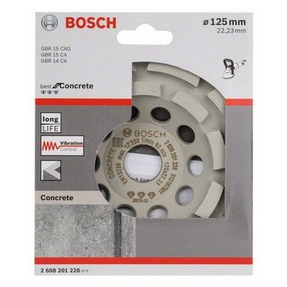 Алмазная шлифовальная чашка 125 мм Bosch 2608201228 №2