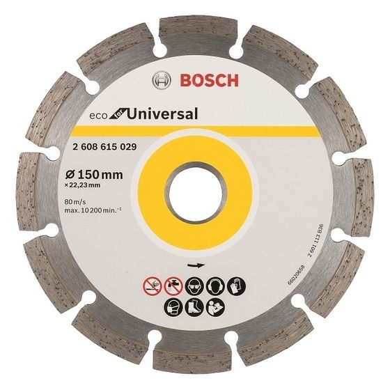 Алмазный диск Bosch ECO Universal 150х22,23 мм 2608615029 №1