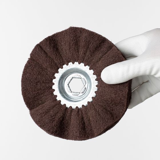 Круг шлифовальный нетканый 150x20 мм Fine №2 Круг шлифовальный нетканый 150x20 мм Fine №2