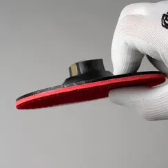 Опорная тарелка для УШМ 125 мм М14 толщина 0,5 см липучка