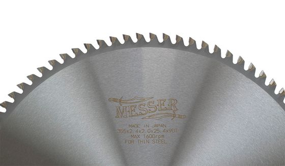 Пильный диск по тонкой стали Messer 355 х 25,4 x 2,4 мм T90 №2 Пильный диск по тонкой стали Messer 355 х 25,4 x 2,4 мм T90 №2