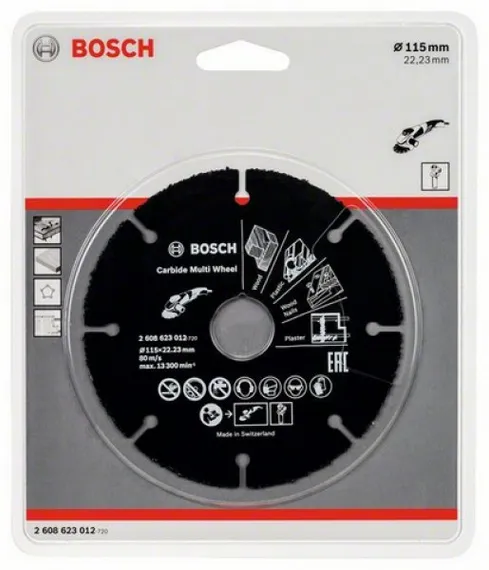 Диск по дереву BOSCH 115 мм Multi Wheel