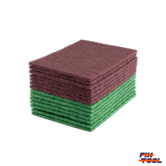 Фото набора листов скотч брайт General Purpose и Very Fine Soft