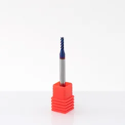 Концевая фреза с плоским торцом 2,5x8,0x50 мм 4 зуба, HRC 65, Nano Blue