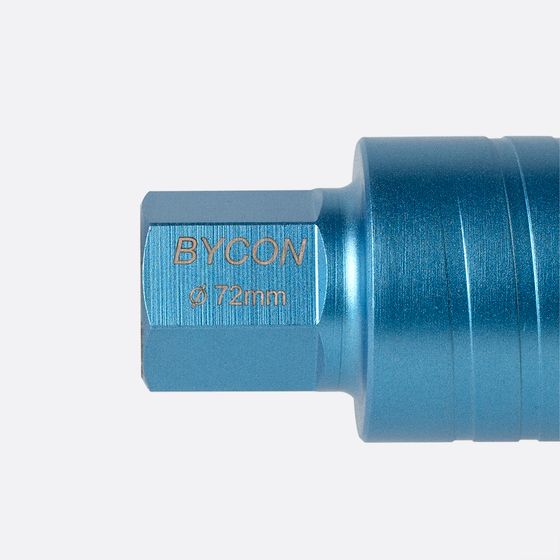 Алмазная коронка Bycon для сверления с микроударом D72 L300 №3 Алмазная коронка Bycon для сверления с микроударом D72 L300 №3
